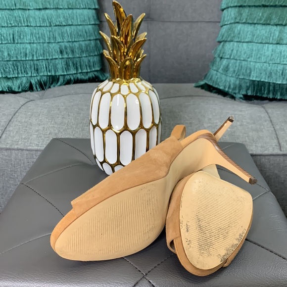 👡 Nine West Slingback Suede Open Toe Heels - Picture 7 of 7